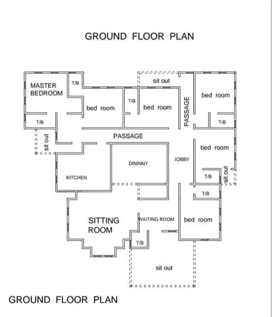 Client-supplied ground-floor plan drawing.